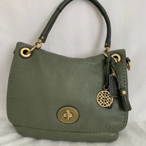 Limited Ed. COACH Hamptons Lthr Flap Shoulder Bag